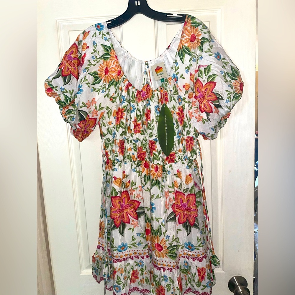 FARM Rio Floral Mini Dress - Multicolor - Picture 2 of 8